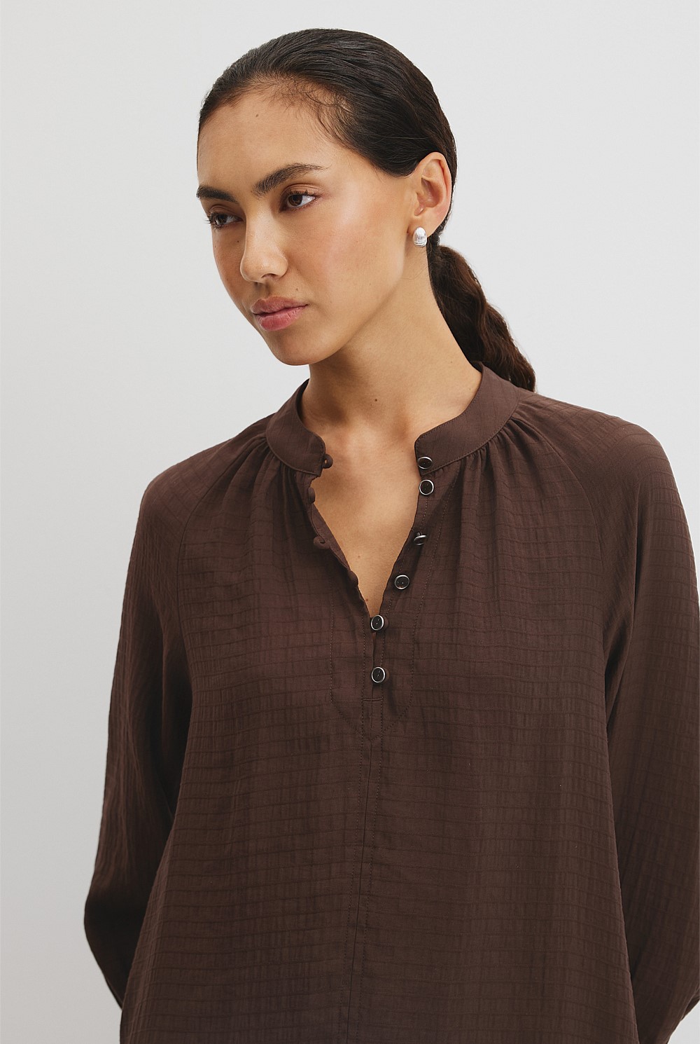 Textured Smock Dress