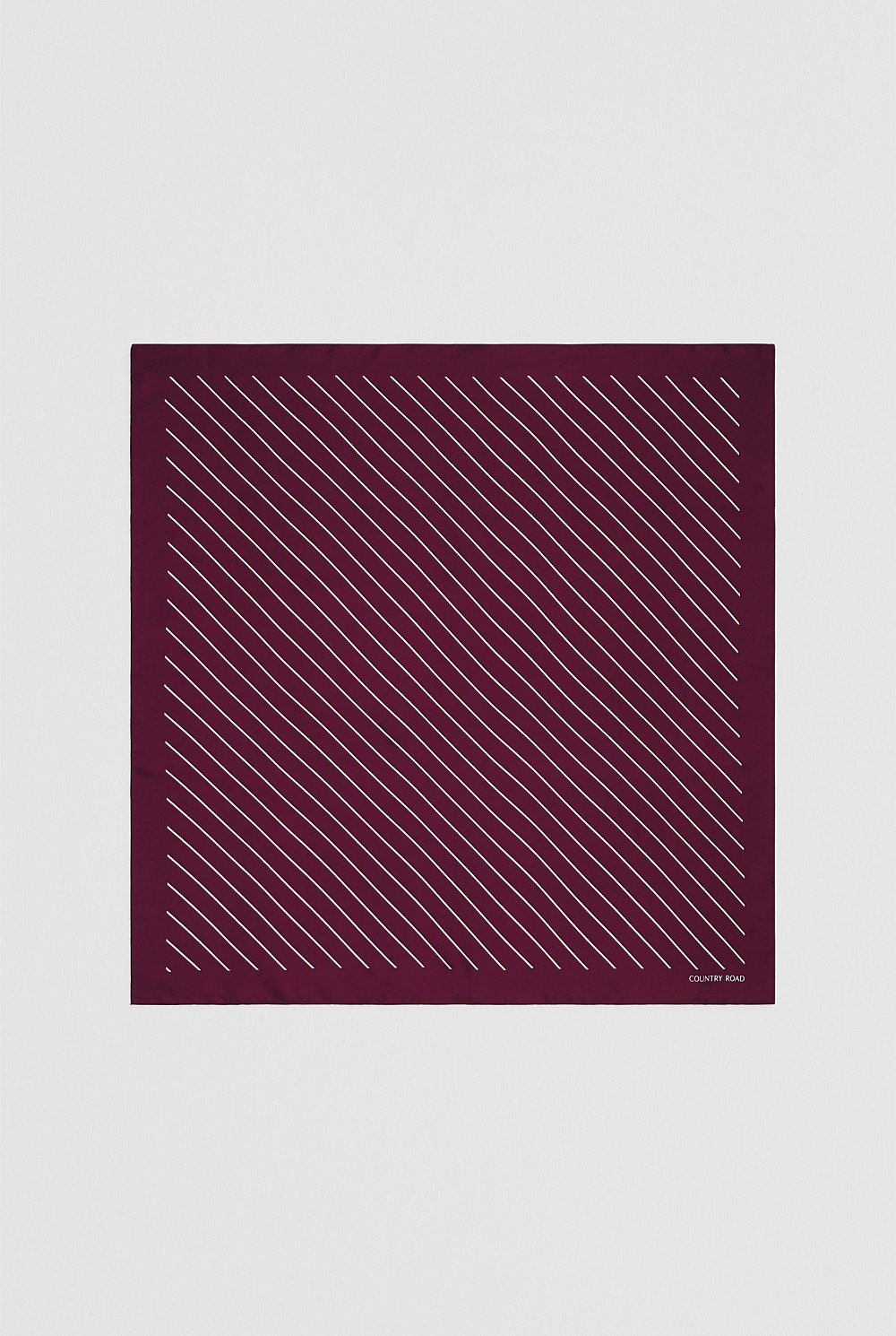 Silk Stripe Scarf
