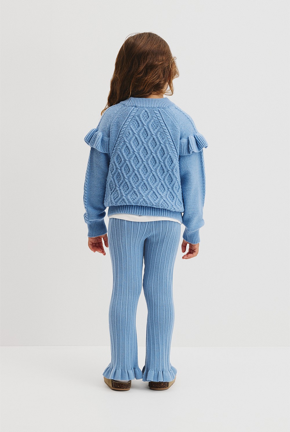 Frill Cable Knit