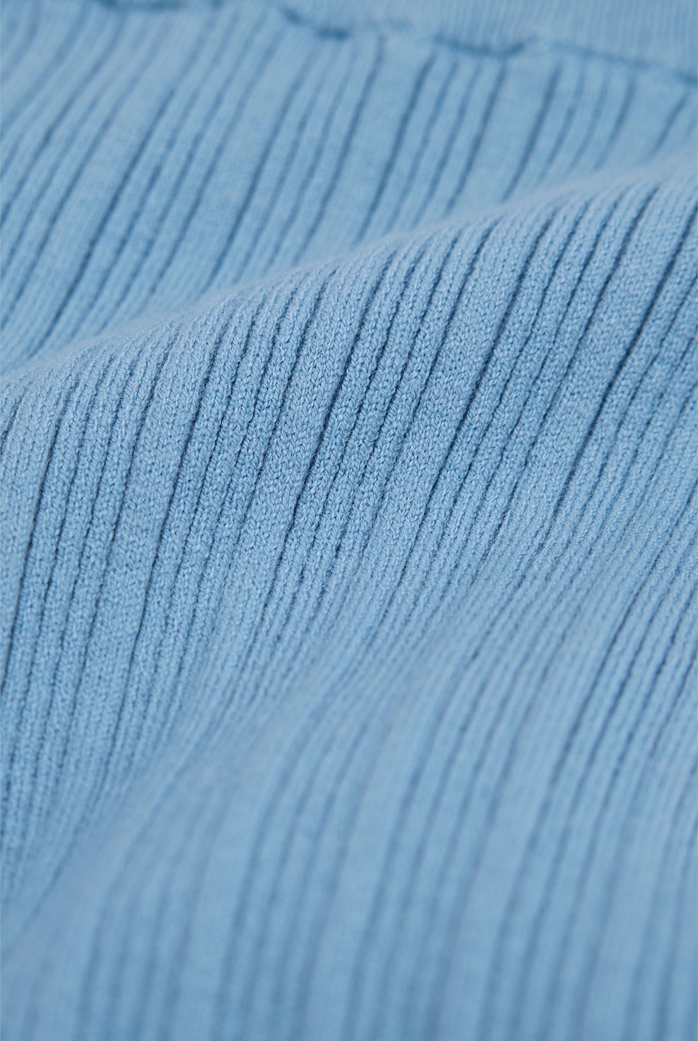 Organically Grown Cotton Blend Rib Knit Pant