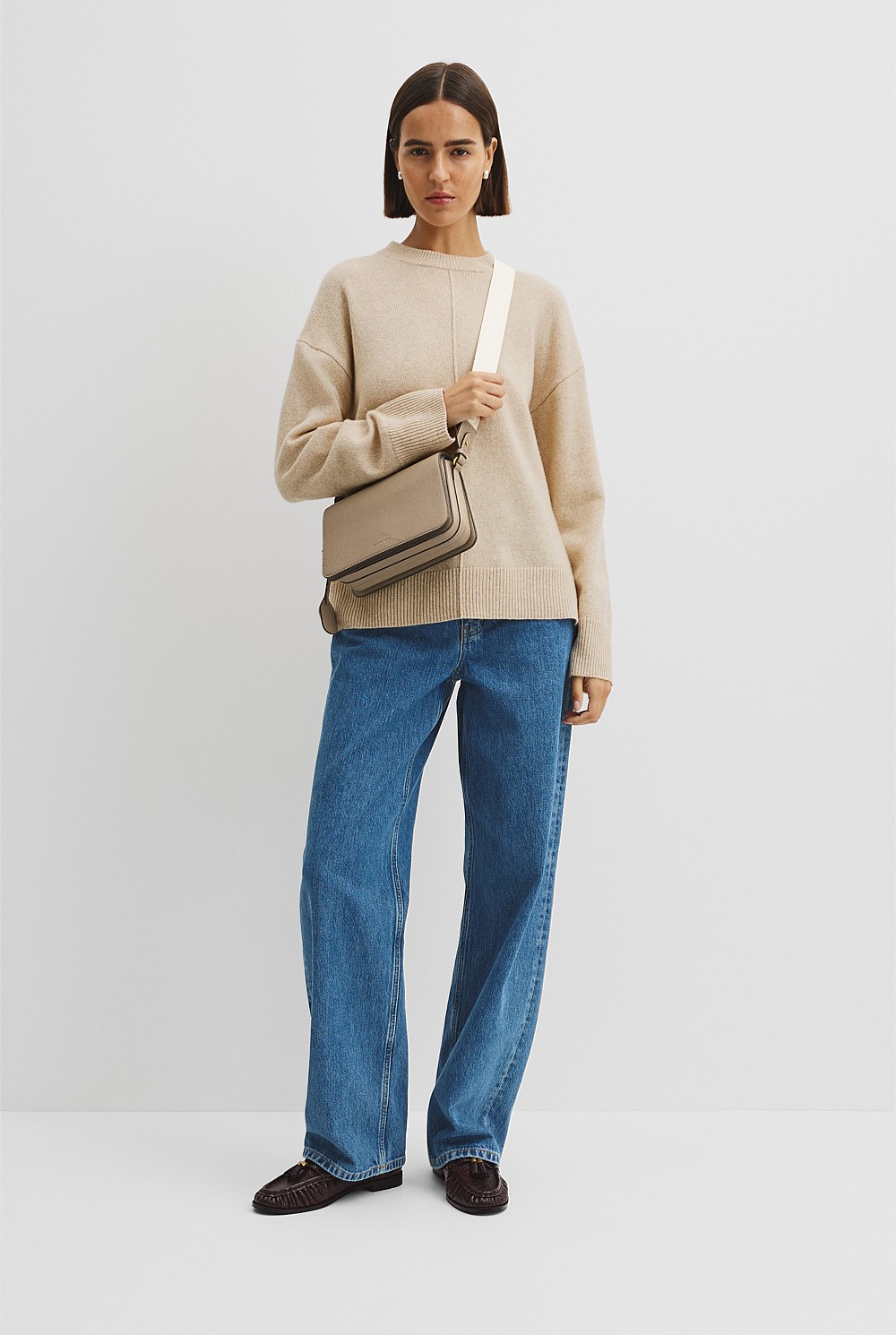 CR Foldover Crossbody Bag