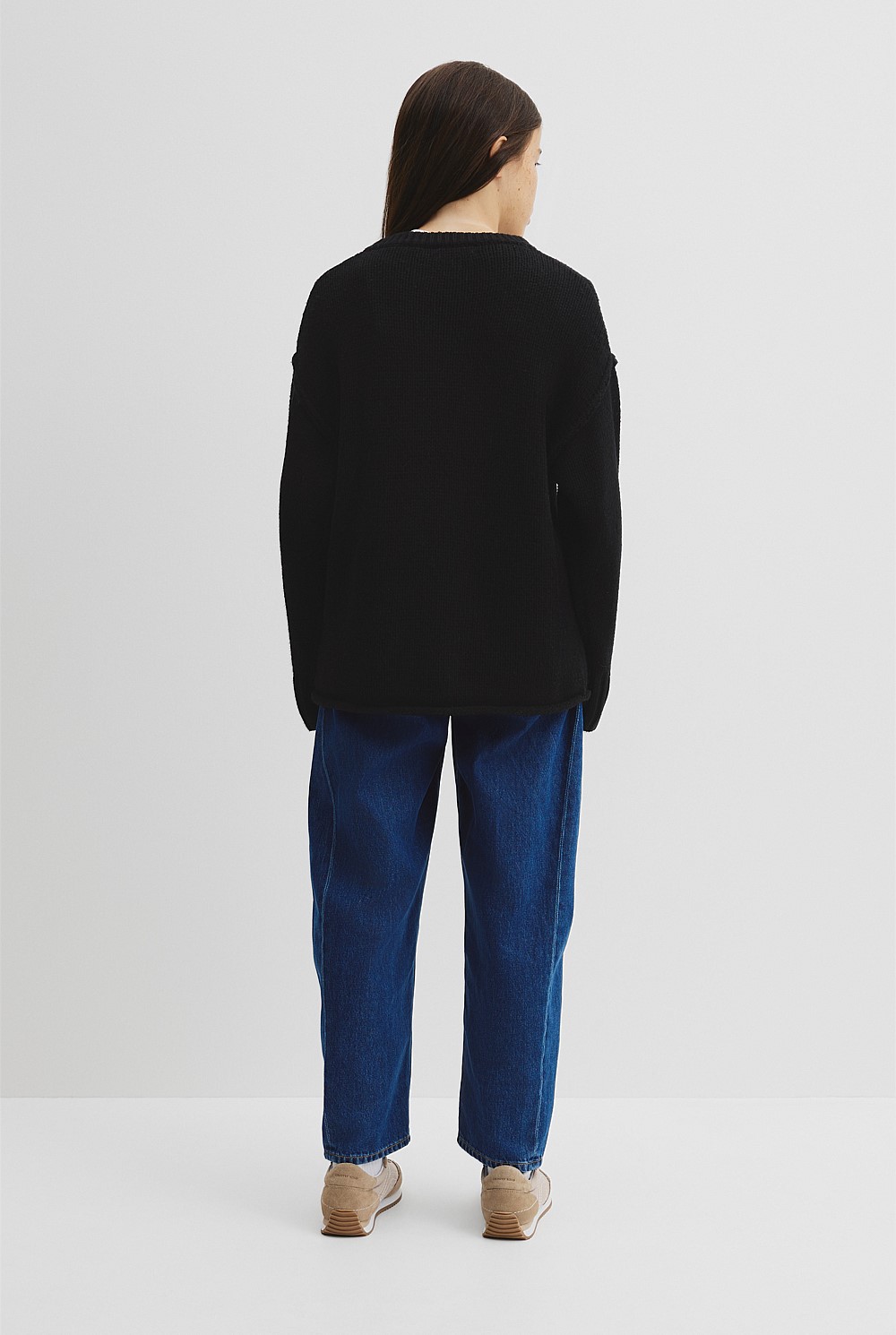 Teen Exposed Seam Knit