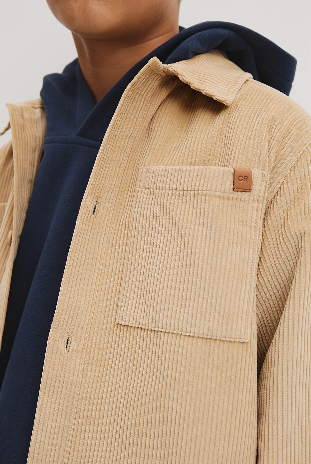 Teen Cord Shacket