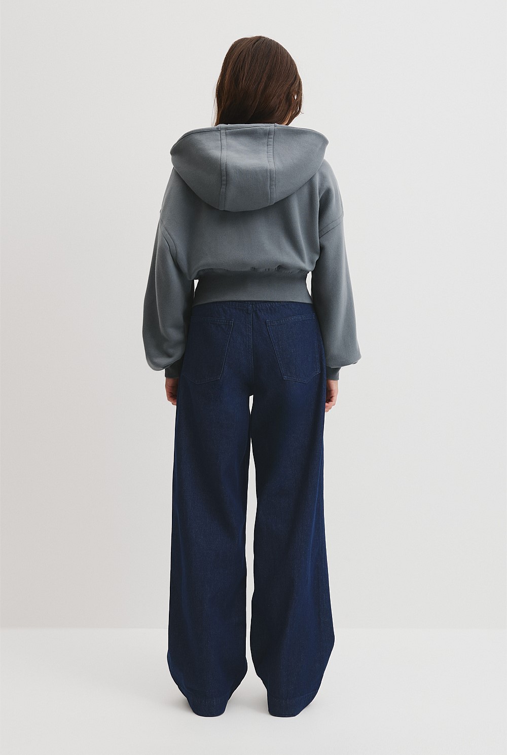 Teen Australian Cotton Cropped Zip Through Jacket`