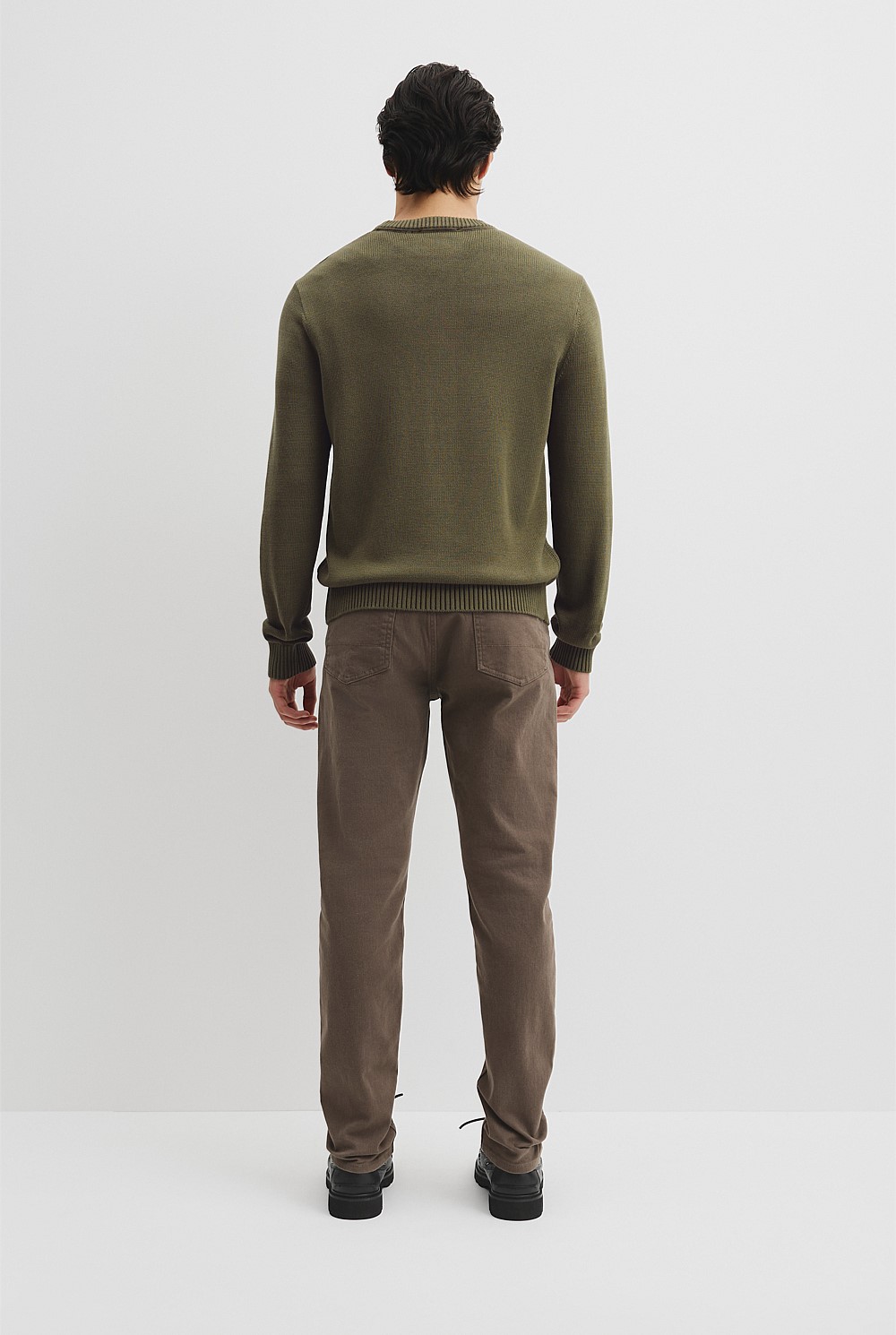 Australian Good Earth Cotton Crew Neck Knit
