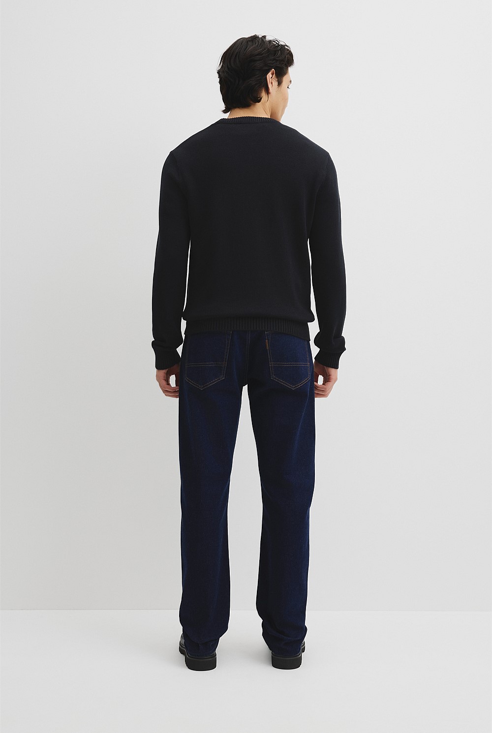 Australian Good Earth Cotton Crew Neck Knit