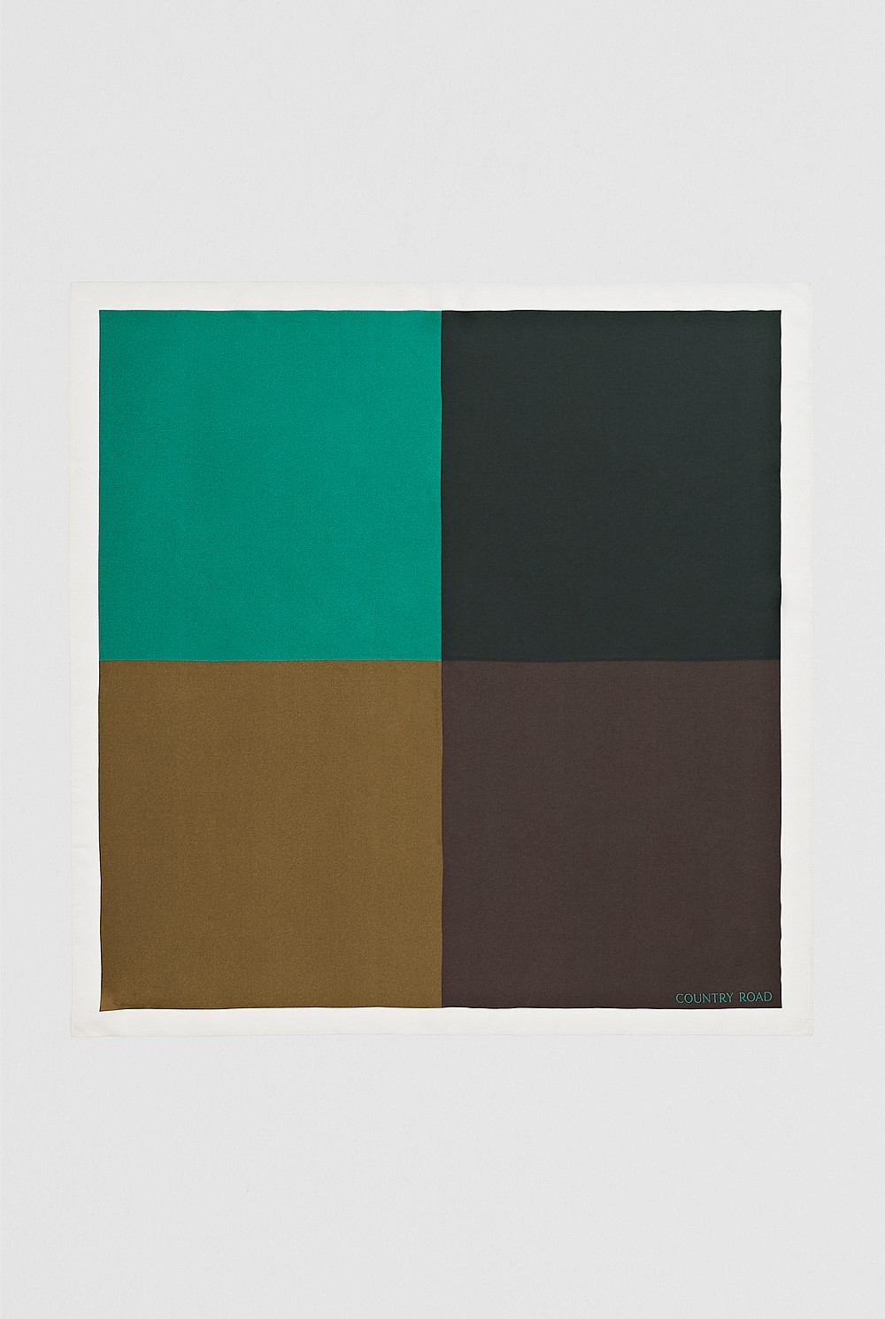 Silk Block Scarf