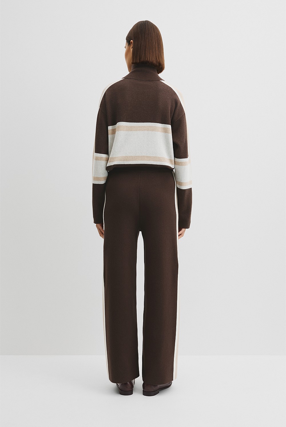 Organically Grown Cotton Blend Knit Pant