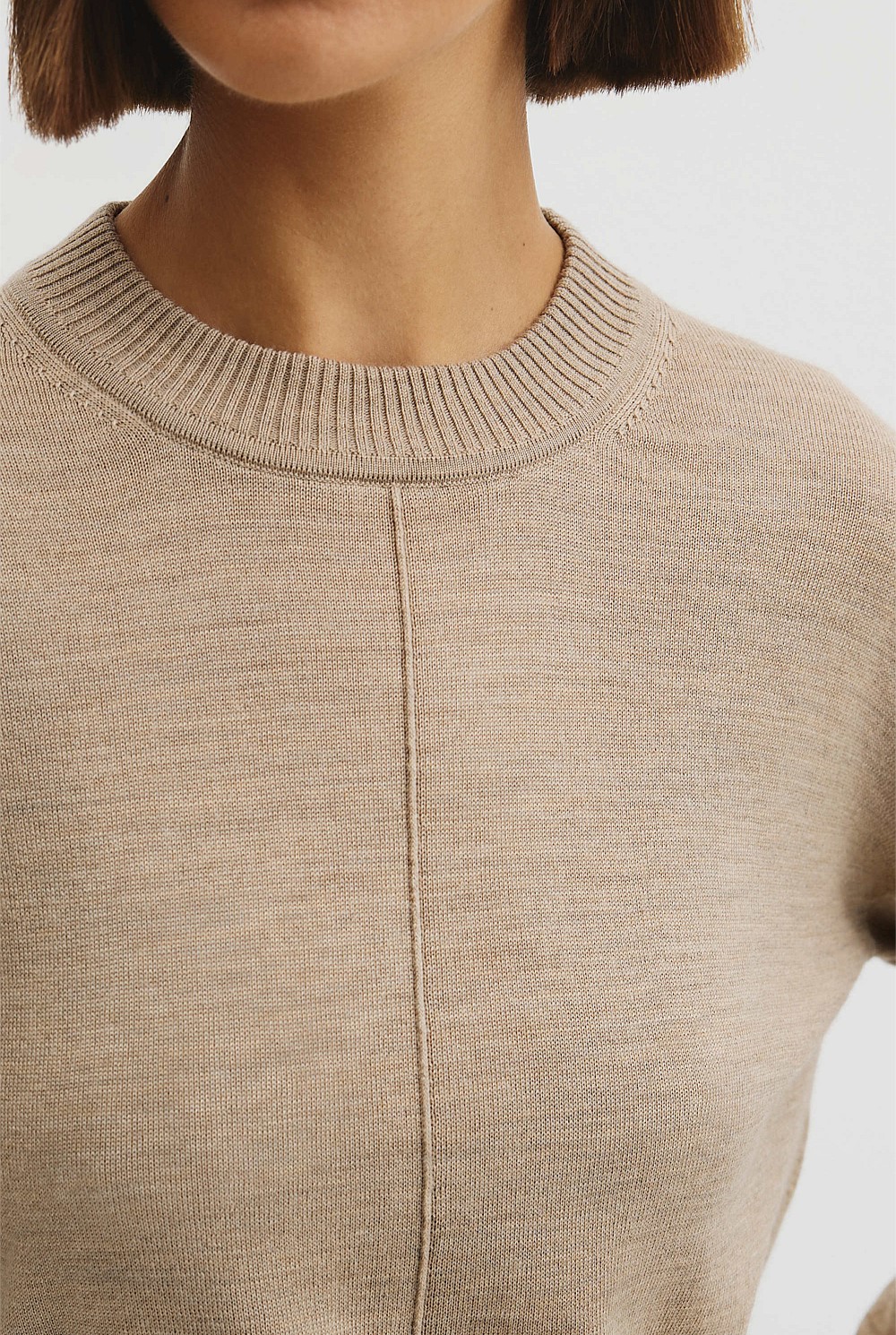 Lightweight Merino Crew Neck Knit