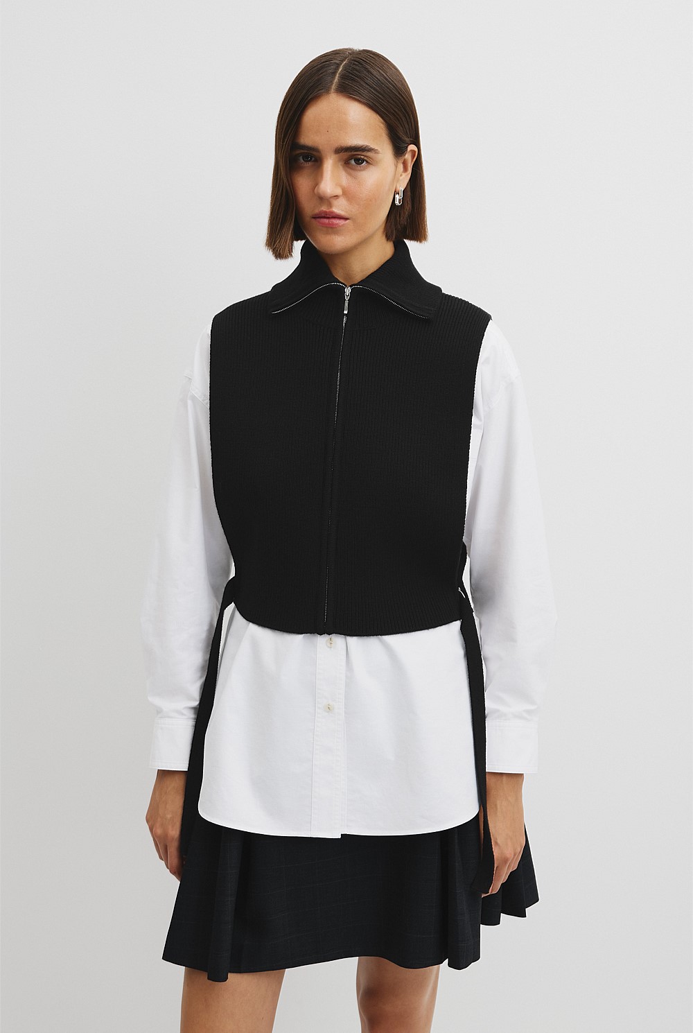Rib Knit Tabbard