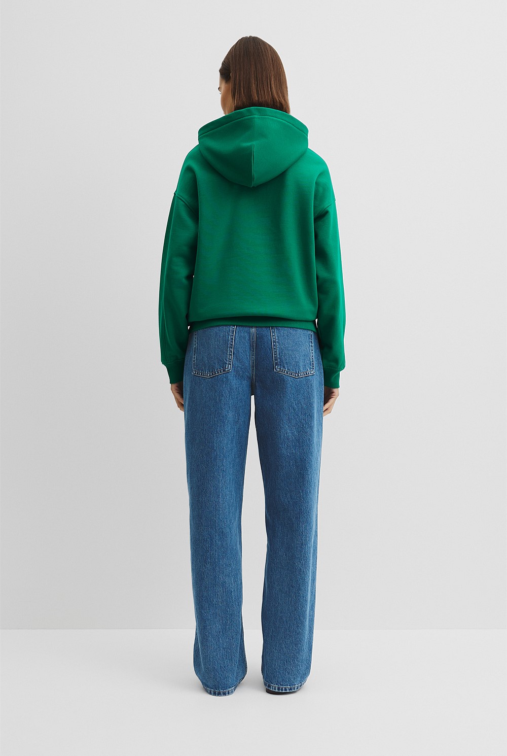 Australian Good Earth Cotton Pull Over Hooded Sweat