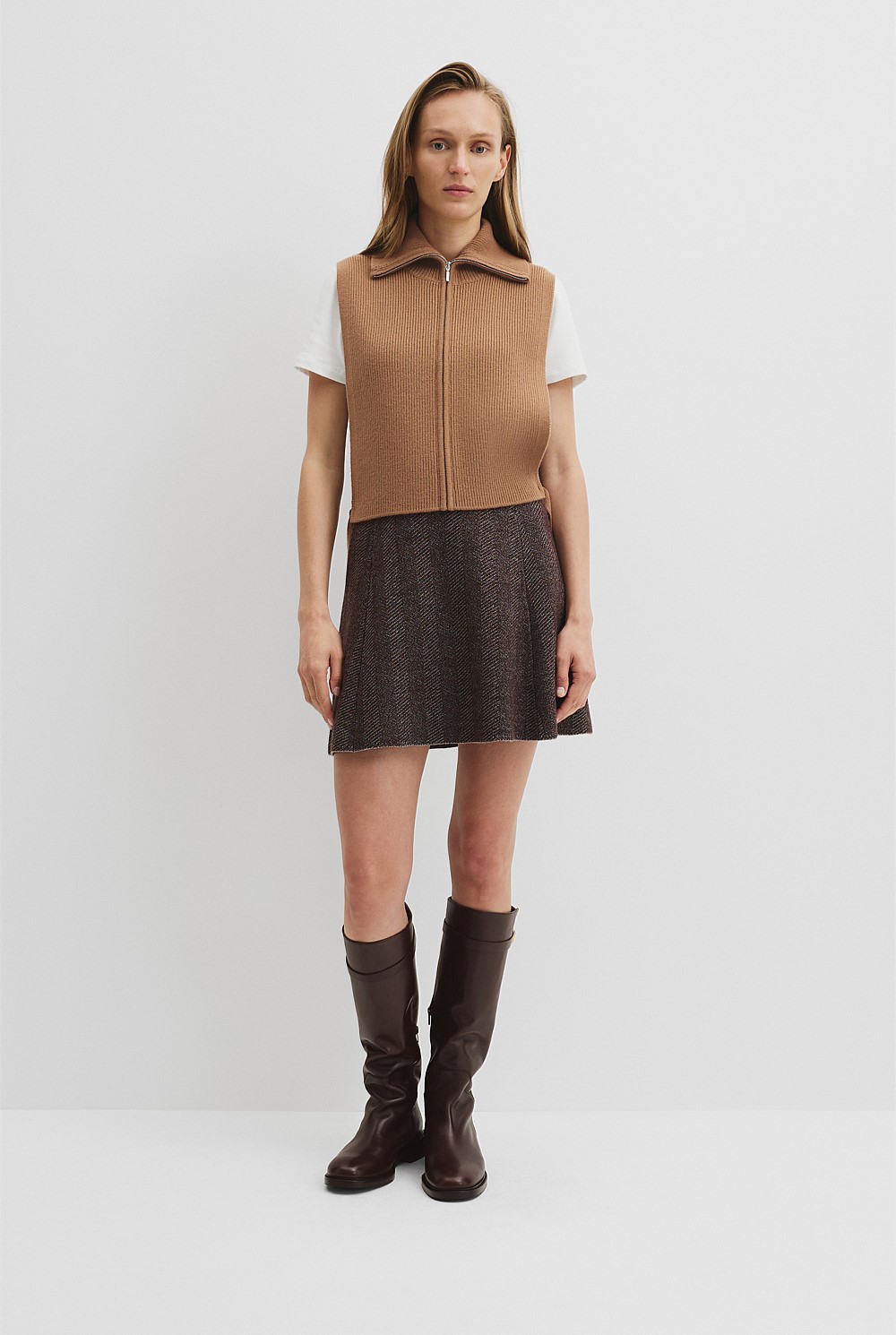 Rib Knit Tabbard