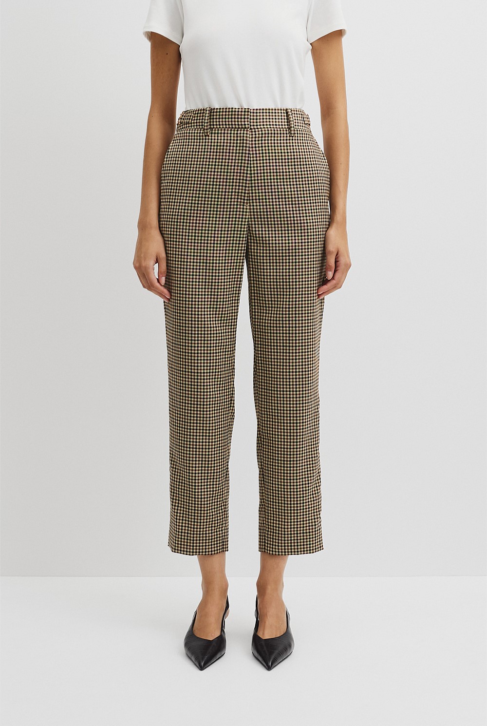 Check Wool Pant