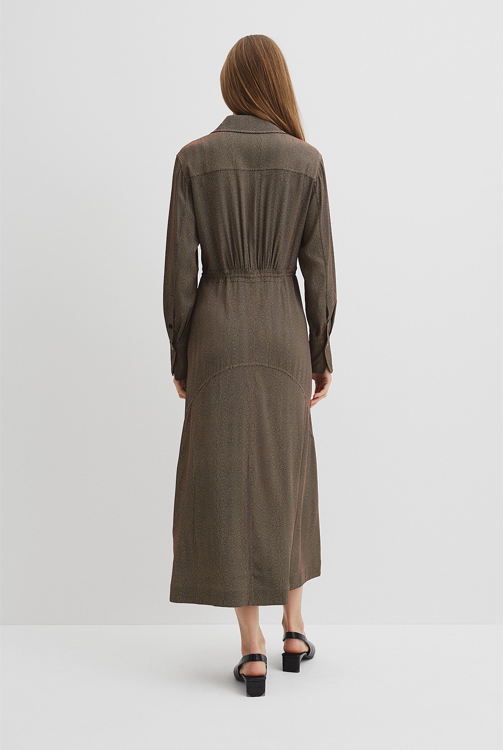 Print Shirt Dress