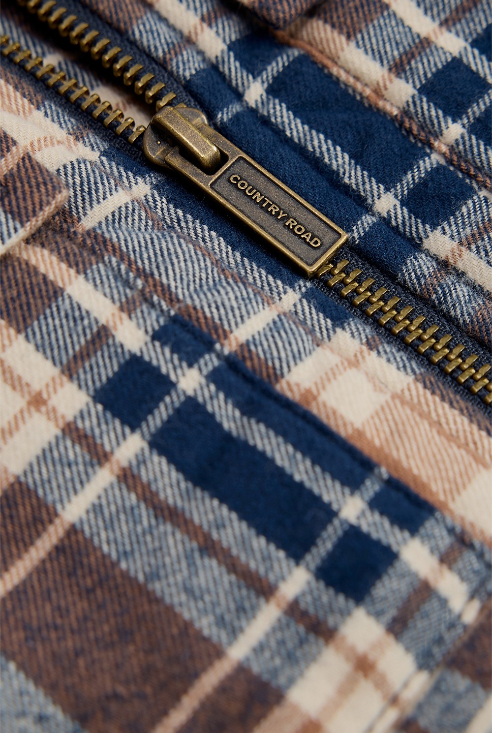 Checked Shacket