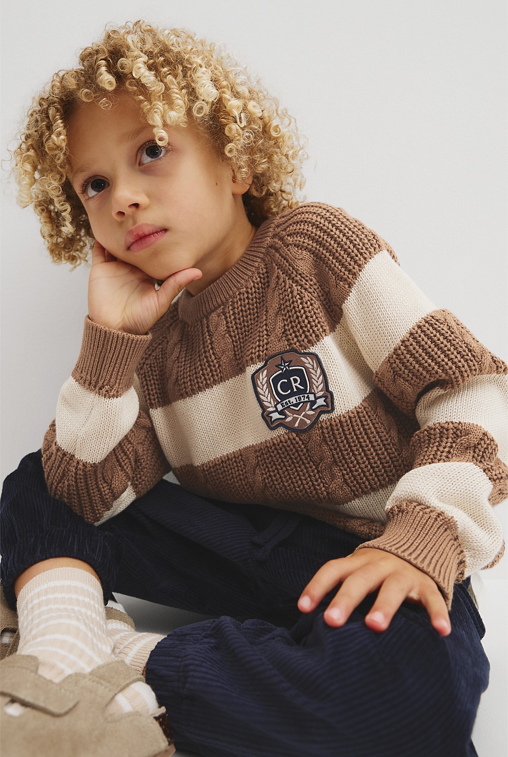 Block Stripe Knit