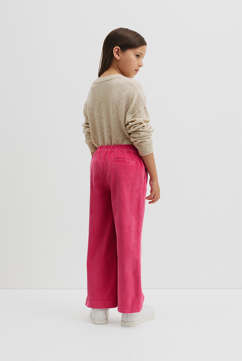 Organically Grown Cotton Wide Leg Cord Pant