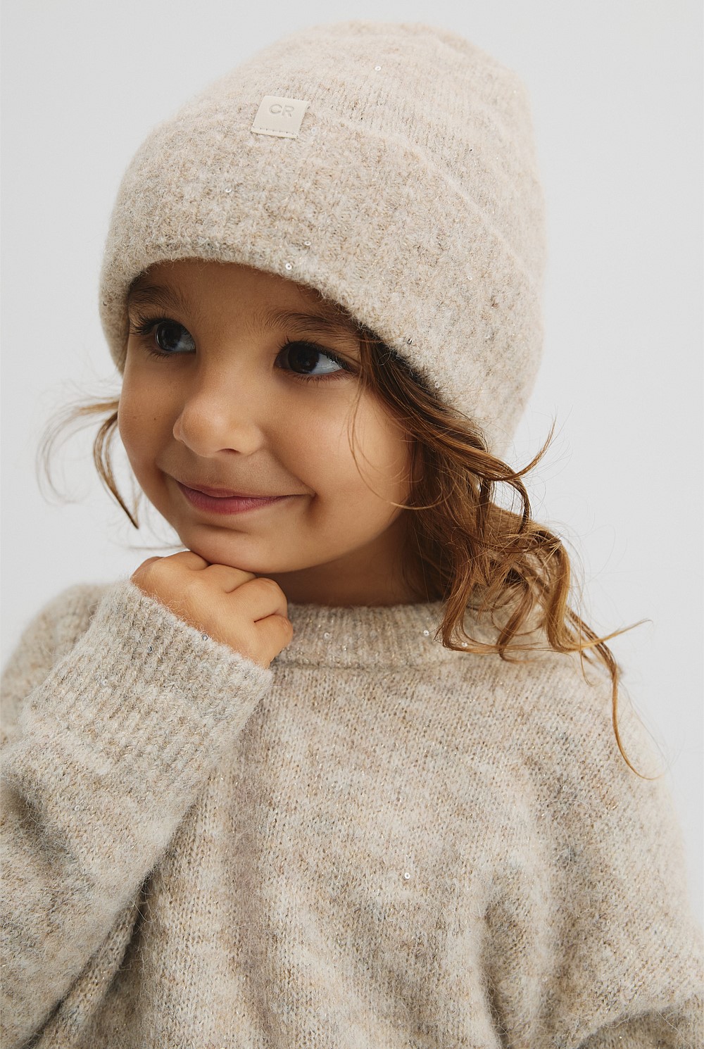Sequin Fluffy Knit