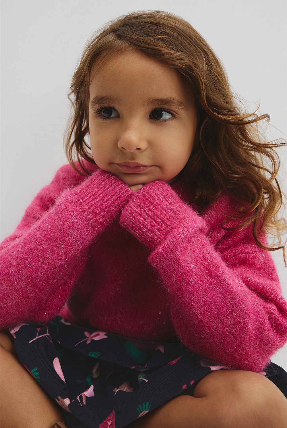 Sequin Fluffy Knit