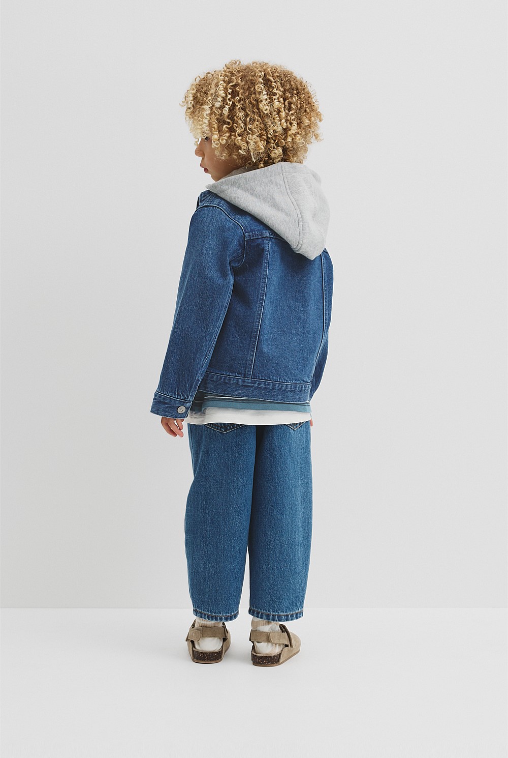 Hooded Denim Jacket
