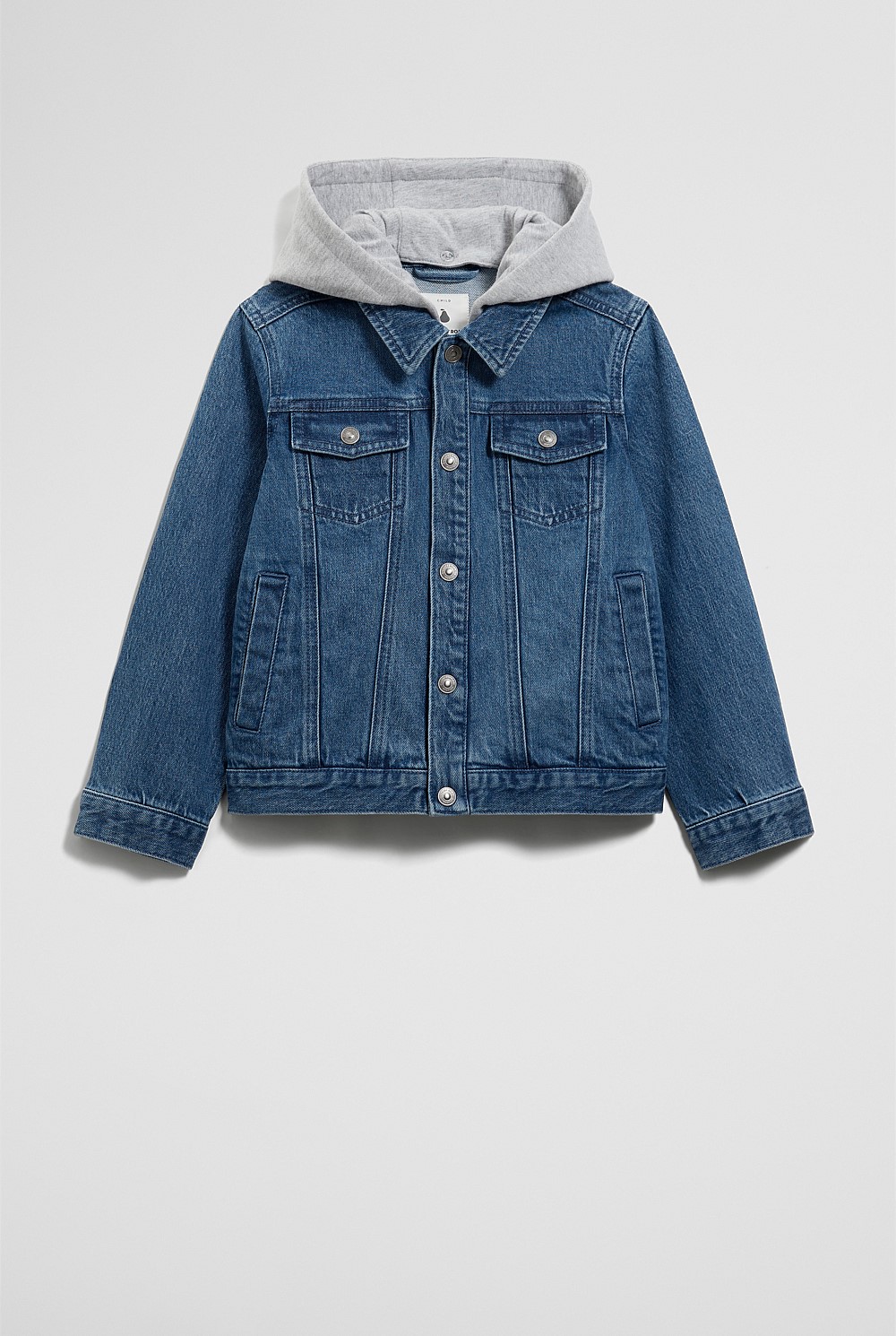 Hooded Denim Jacket