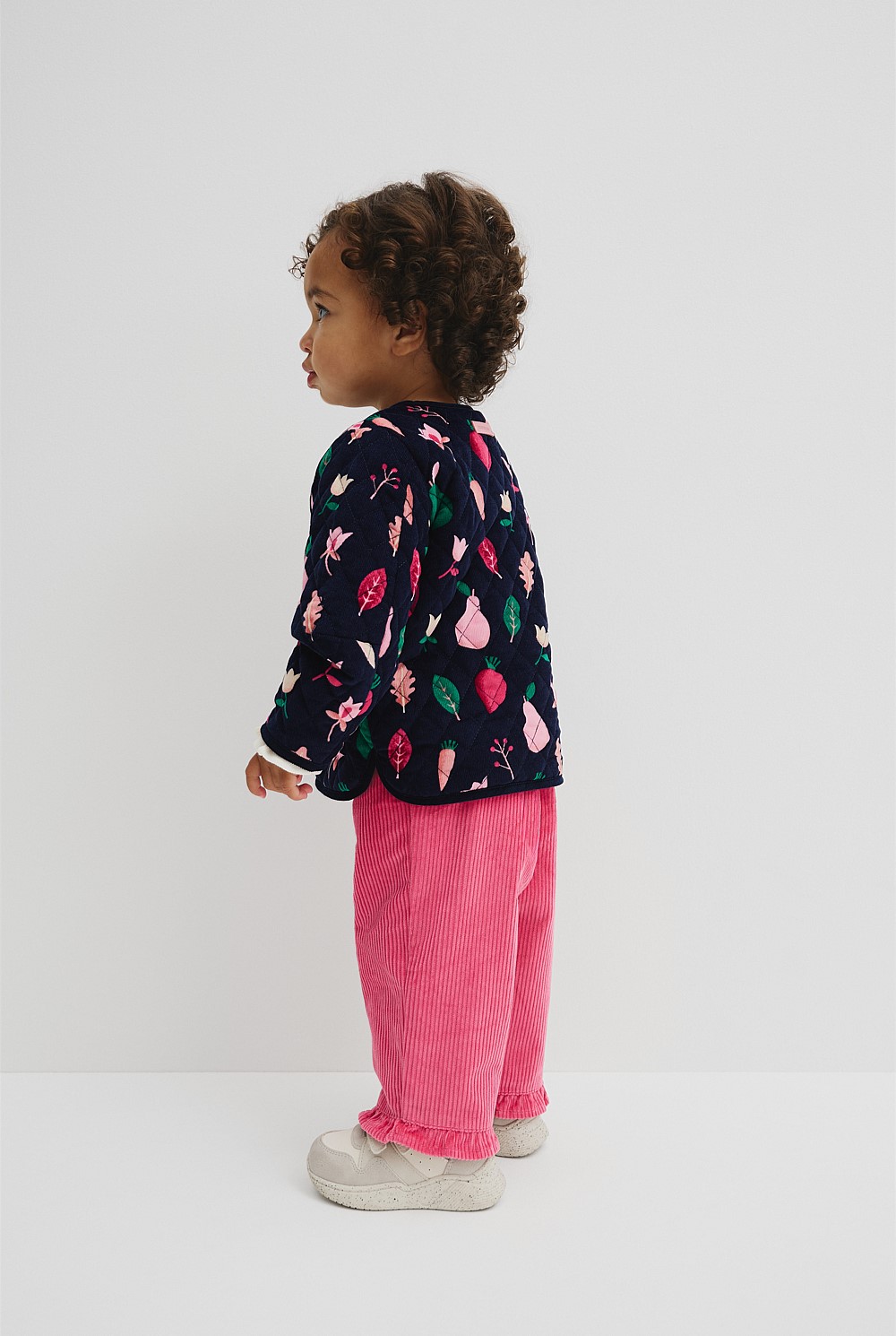 Print Sherpa Lined Jacket