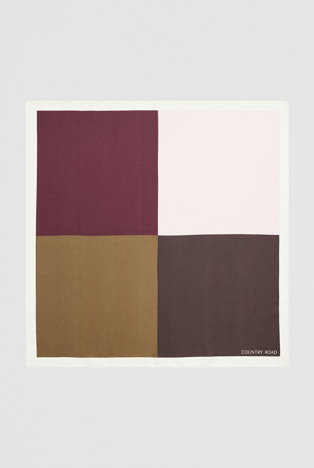 Silk Block Scarf