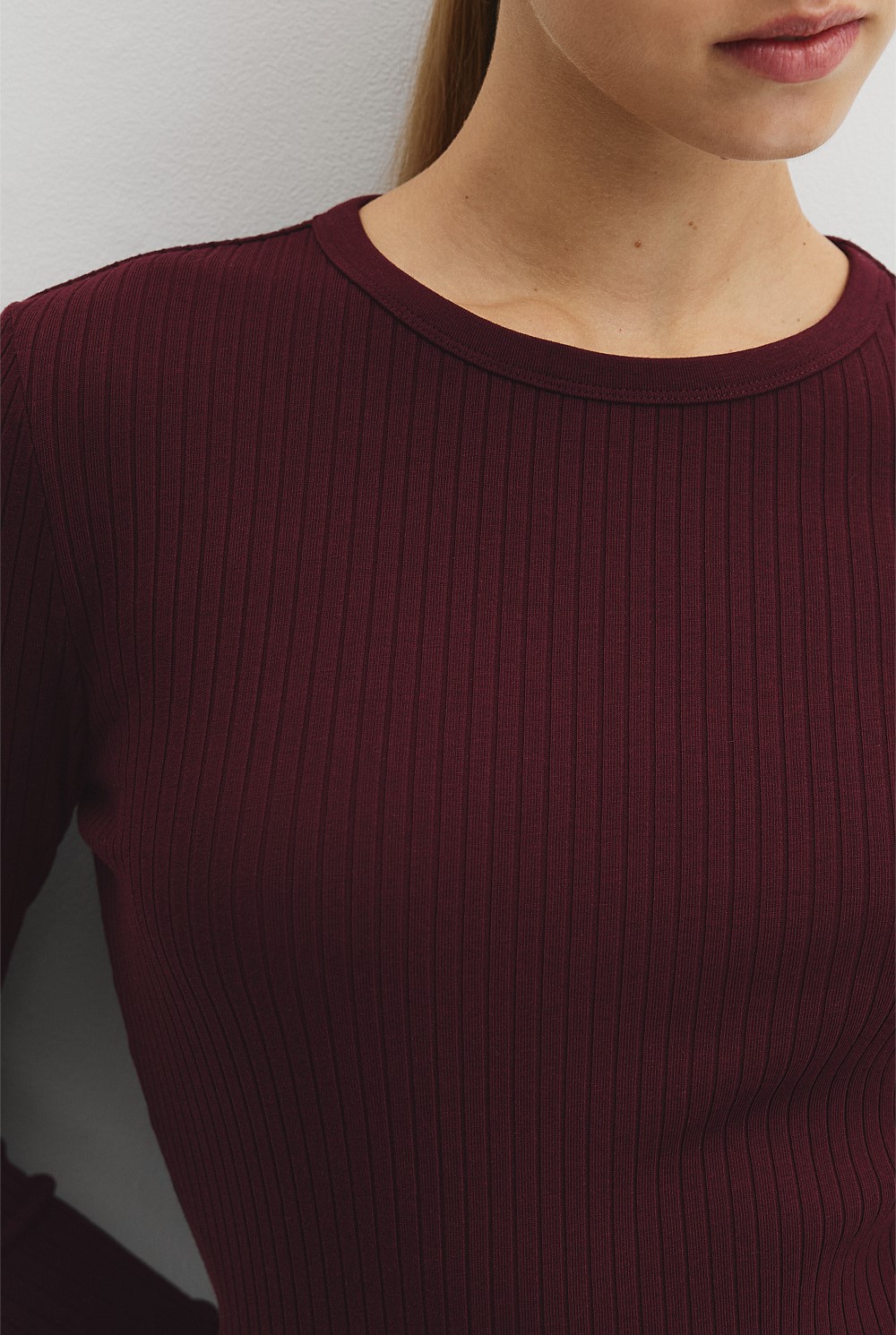 Long Sleeve Rib Top