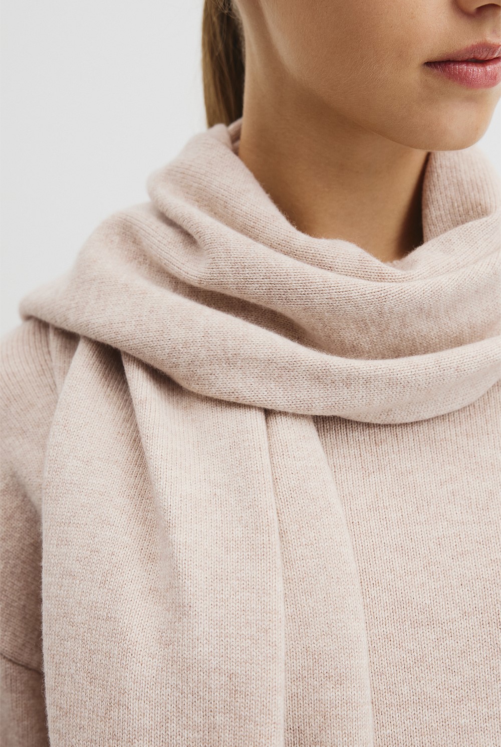 Scarf Detail Knit