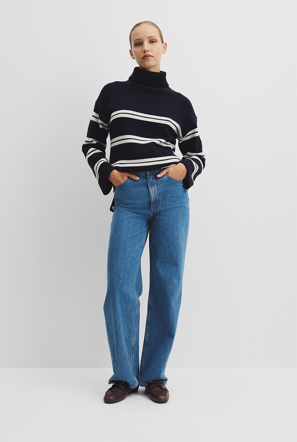 Longline Stripe Knit