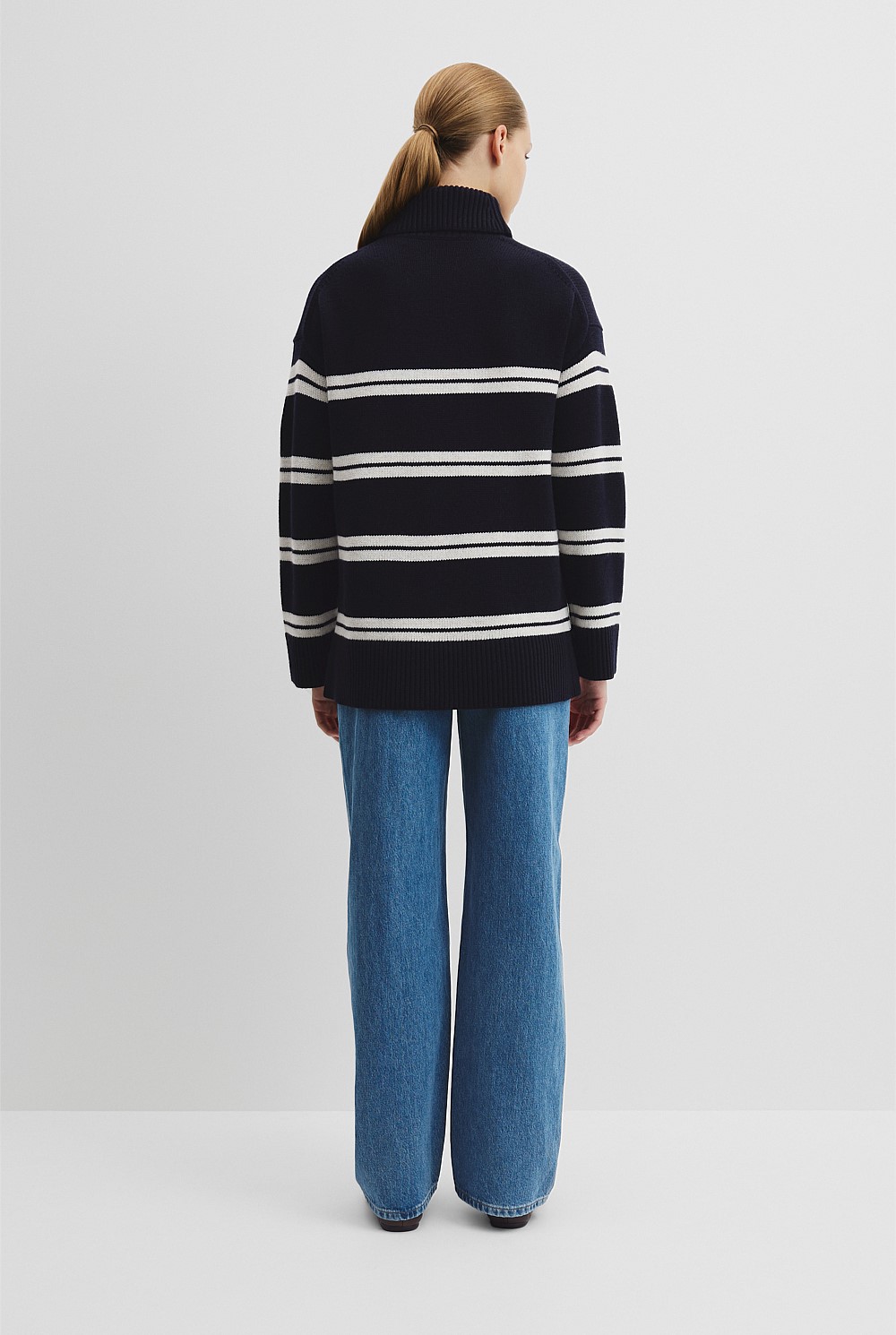 Longline Stripe Knit