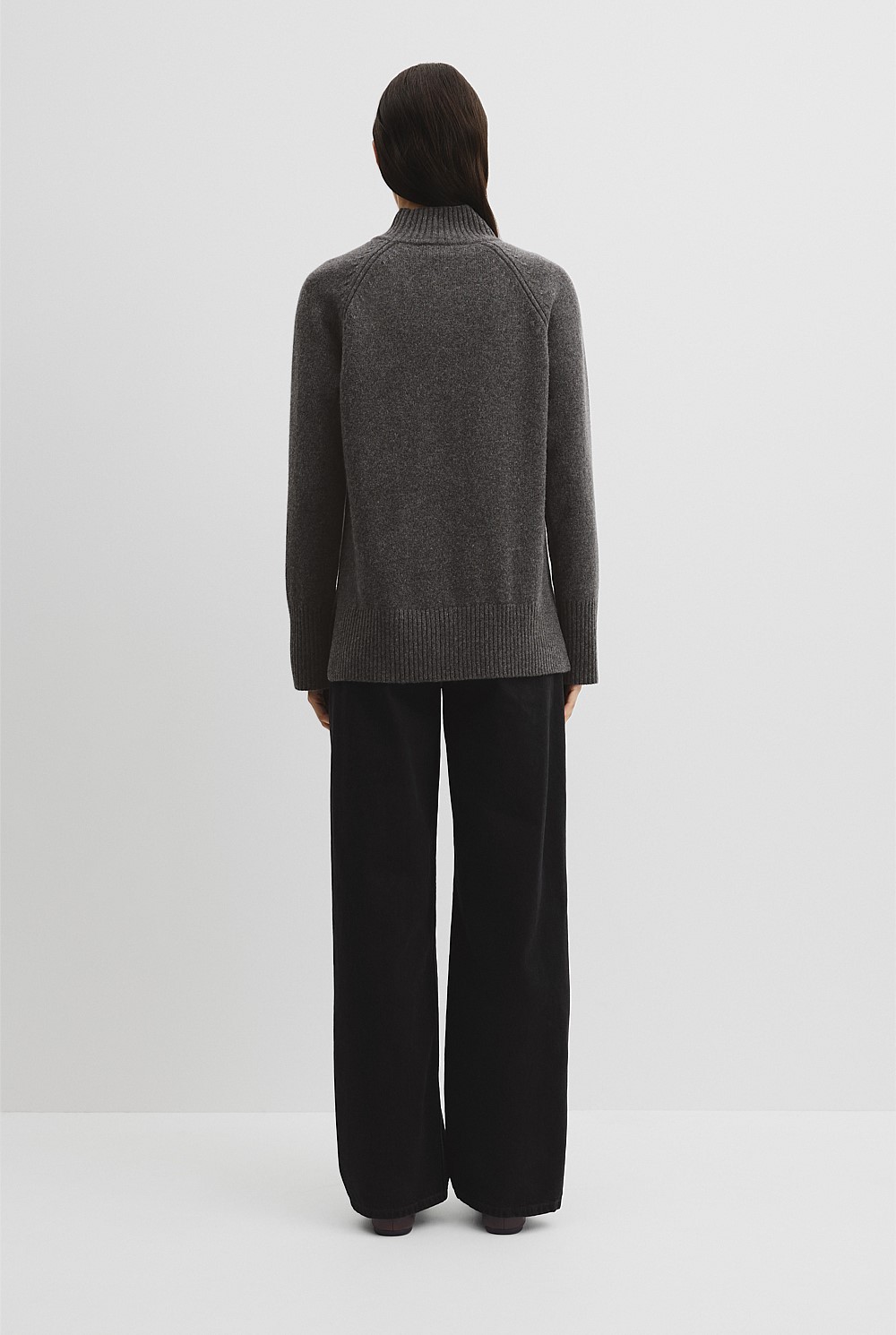 Merino Funnel Neck Knit