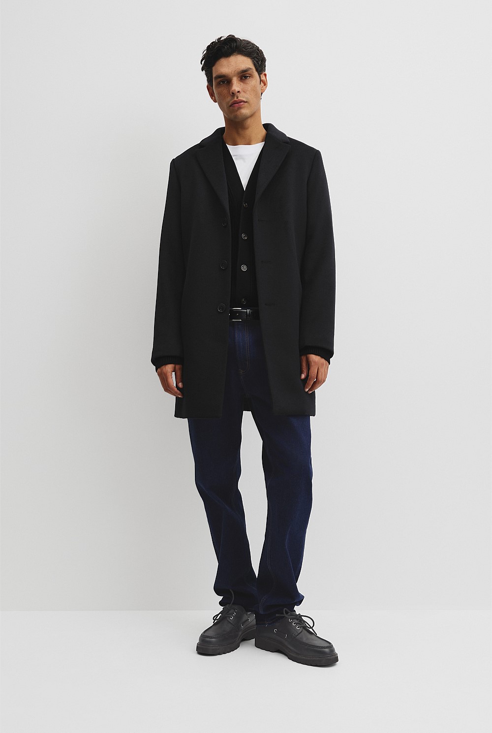 Single Breasted Overcoat