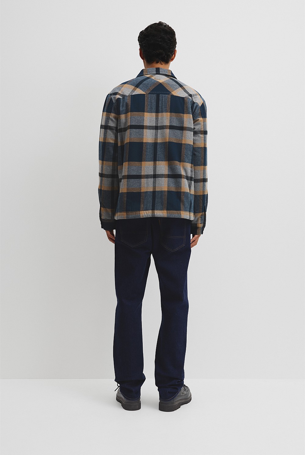 Check Sherpa Overshirt