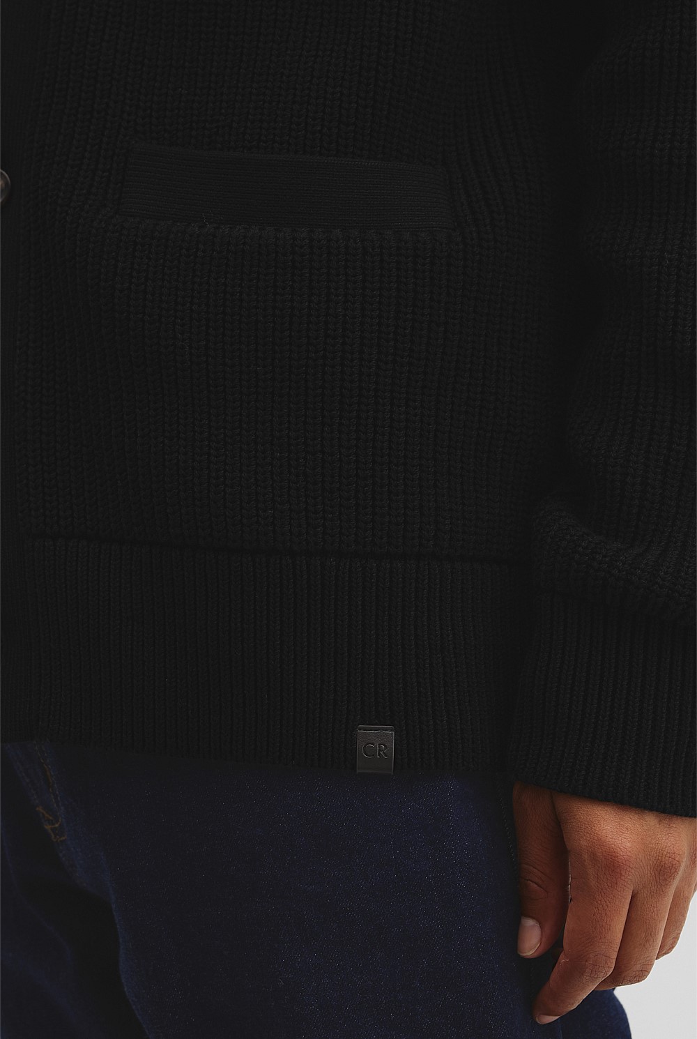 Cotton Rib Cardigan