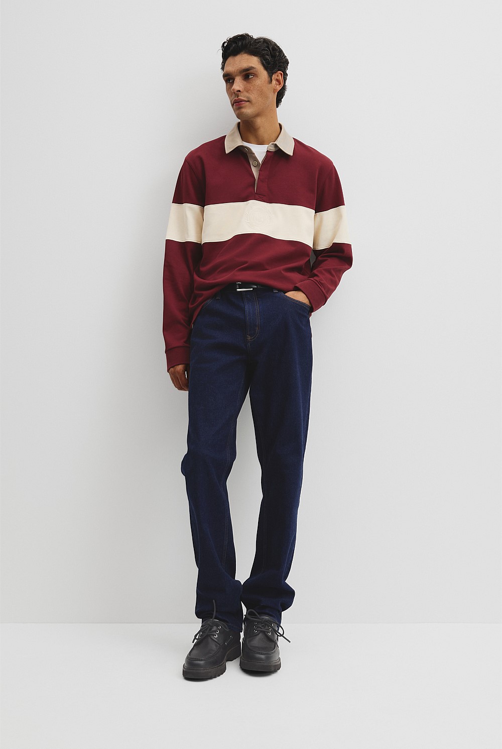Australian Cotton Panel Rugby Polo
