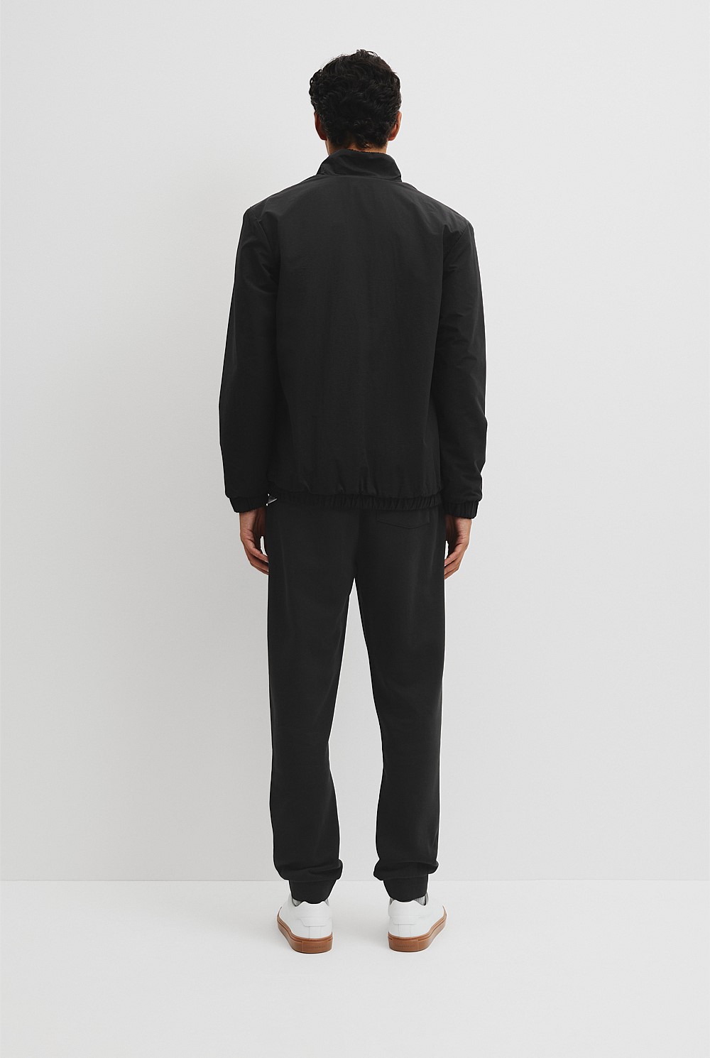 Reverse Sherpa Zip Through Jacket