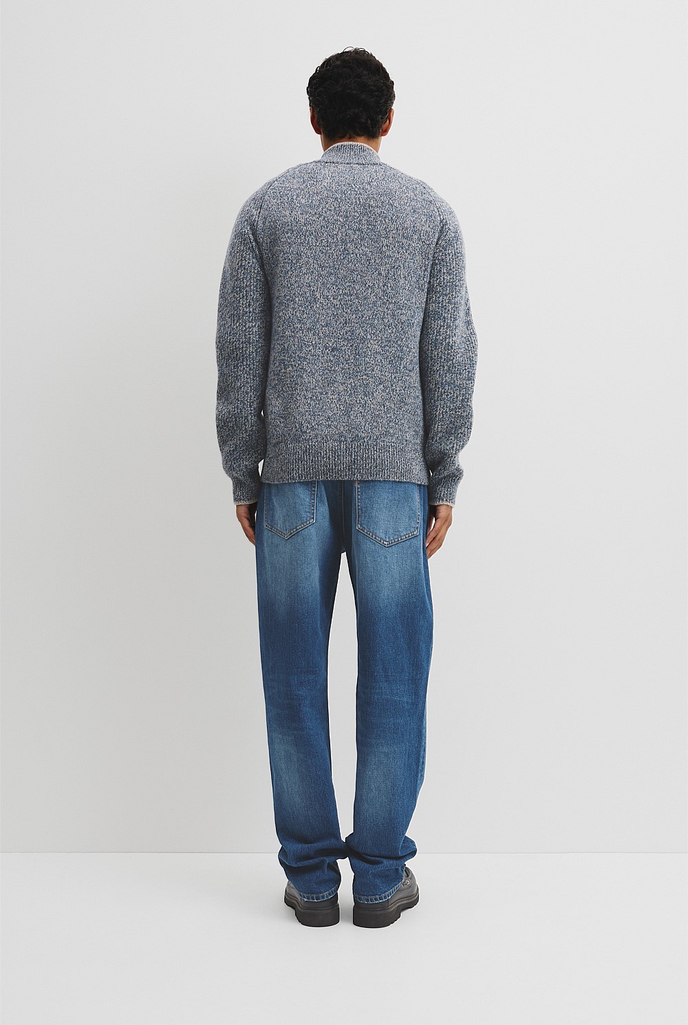 Twisted Half Zip Knit