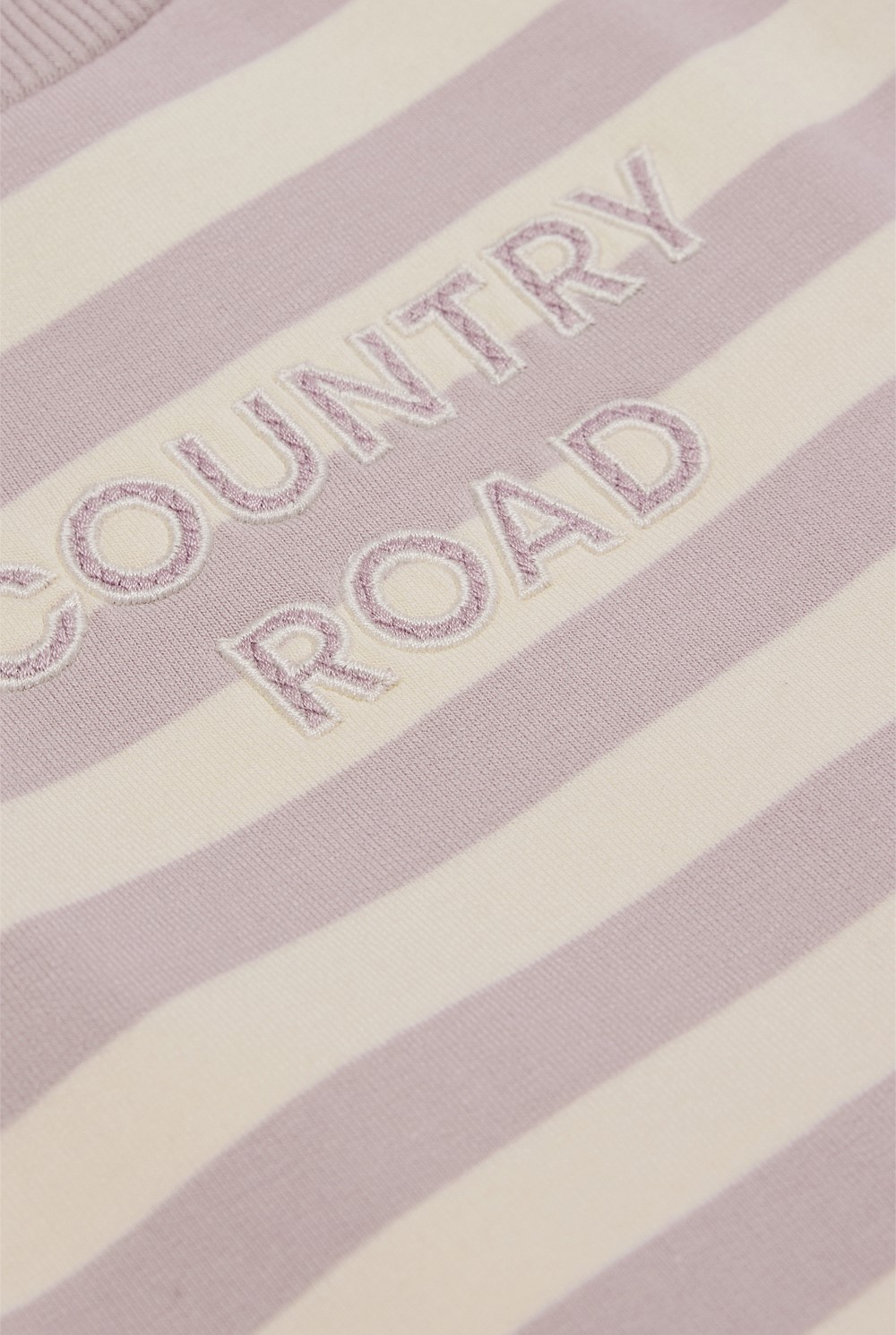 Organically Grown Cotton Stripe Sweat Dress