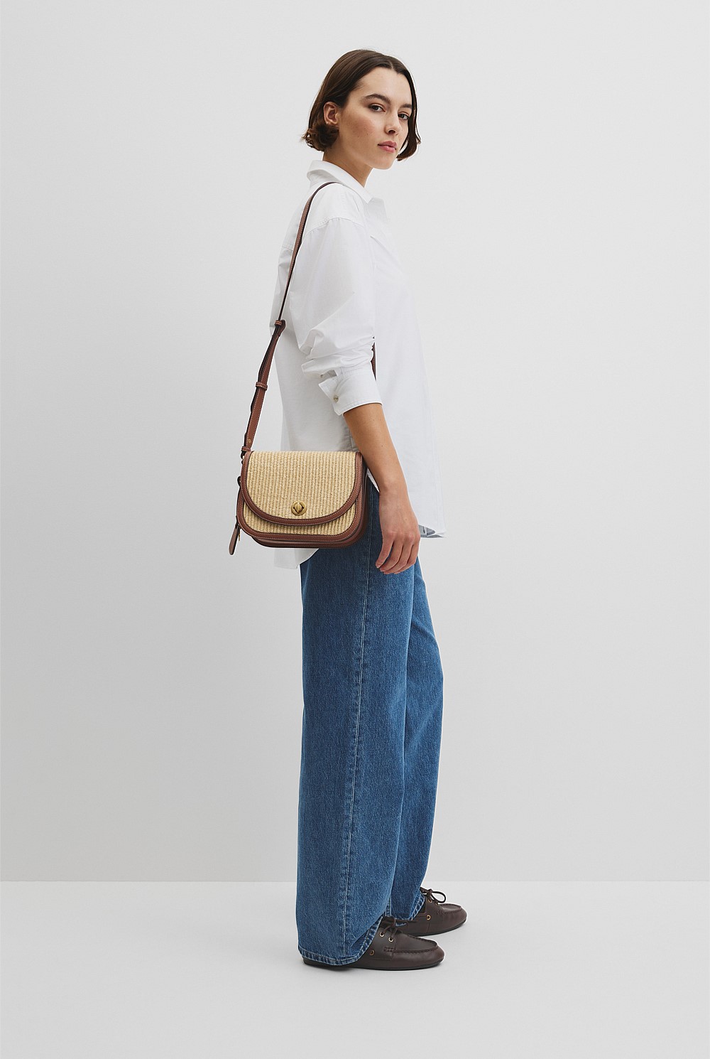 Saddle Crossbody Bag
