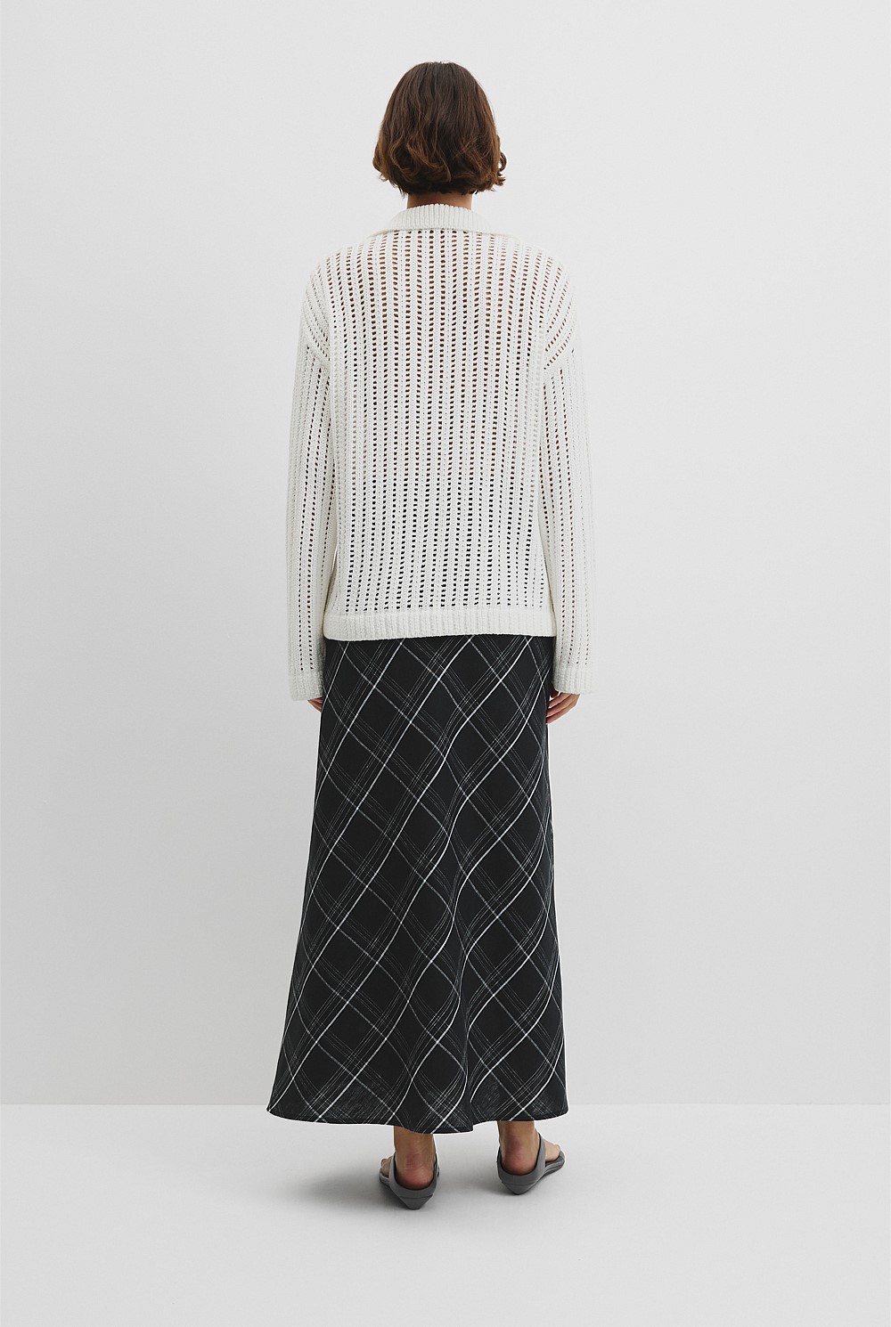 Australian Good Earth Cotton Long Sleeve Tape Knit