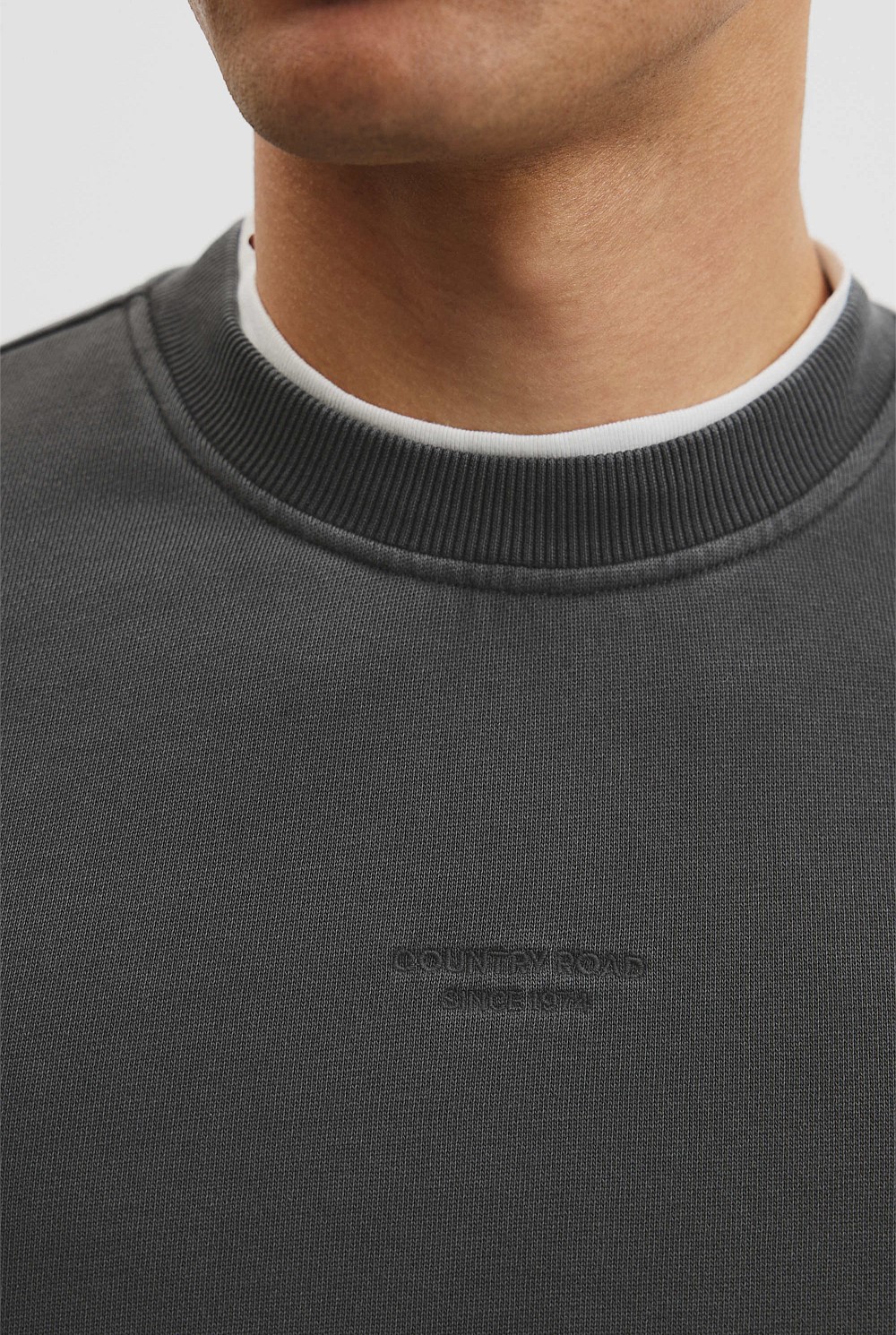 Australian Cotton Garment Dyed Crew Sweat