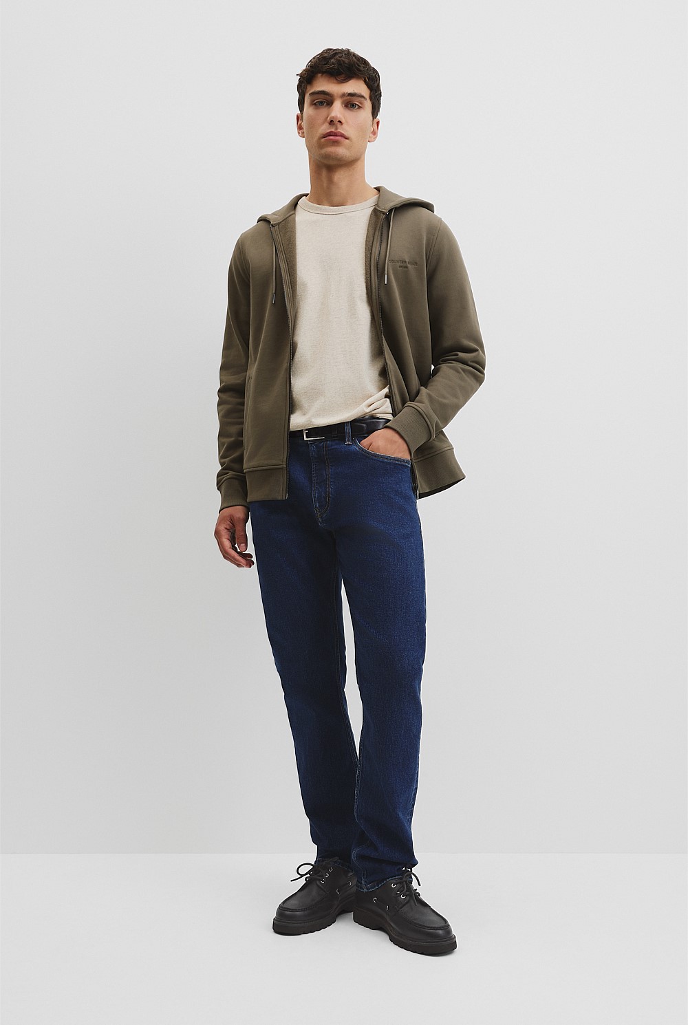 Australian Cotton Zip Through Sweat