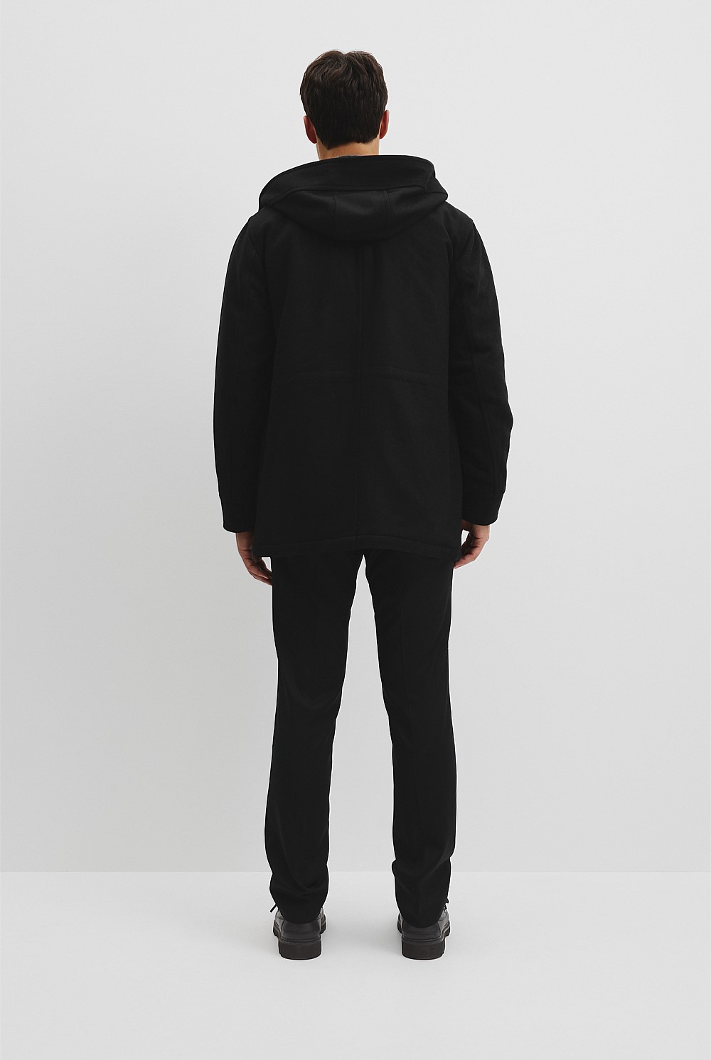 Wool Blend Duffle Coat