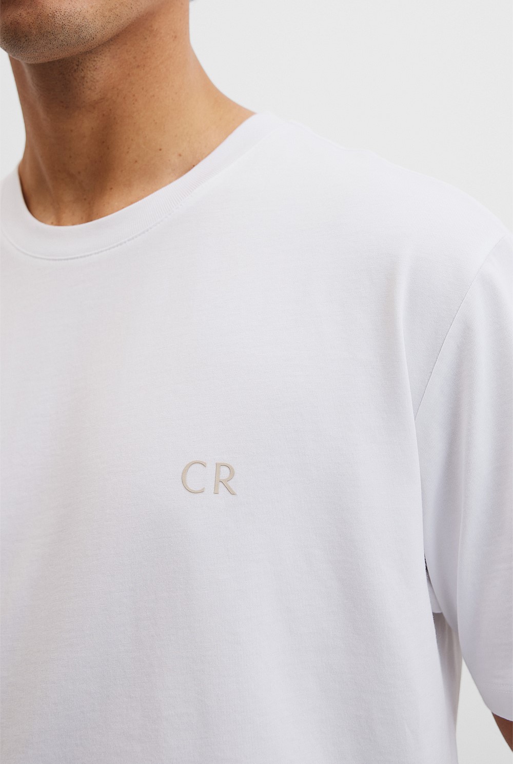 Short Sleeve Australian Cotton Country Road Modern Logo T-Shirt