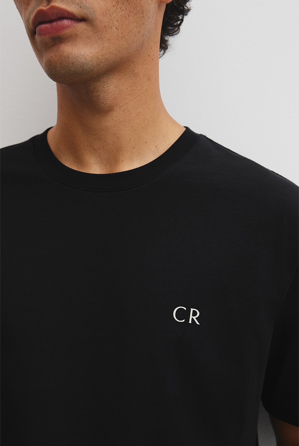 Short Sleeve Australian Cotton Country Road Modern Logo T-Shirt