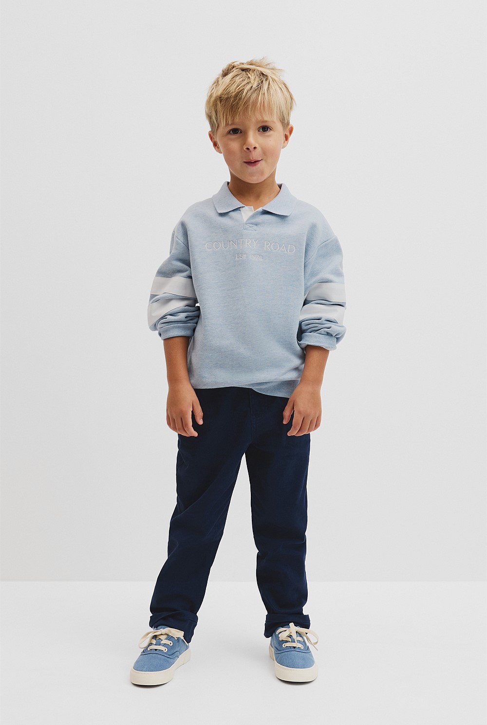 Organically Grown Cotton Collared Sweat