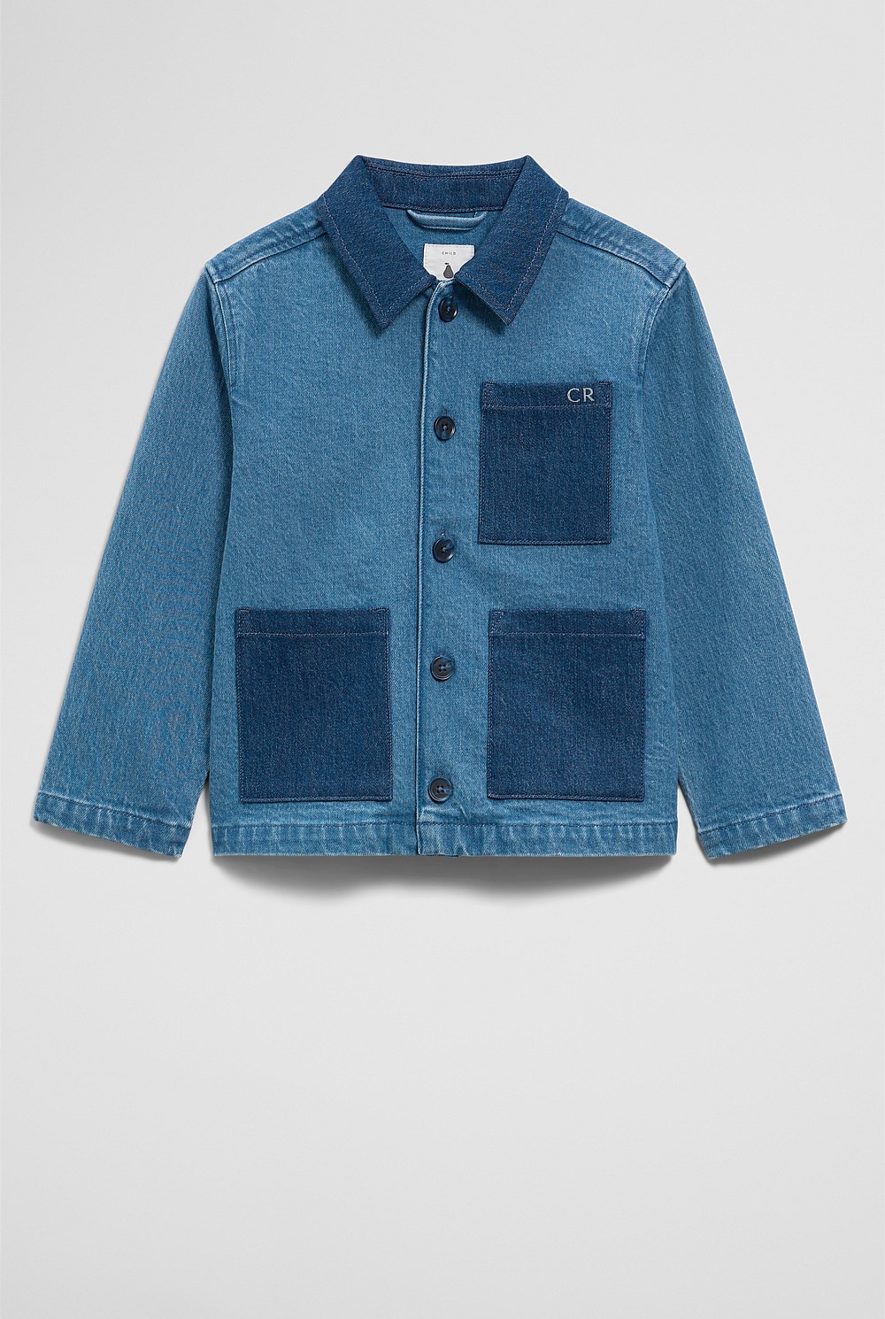 Patch Detail Denim Jacket