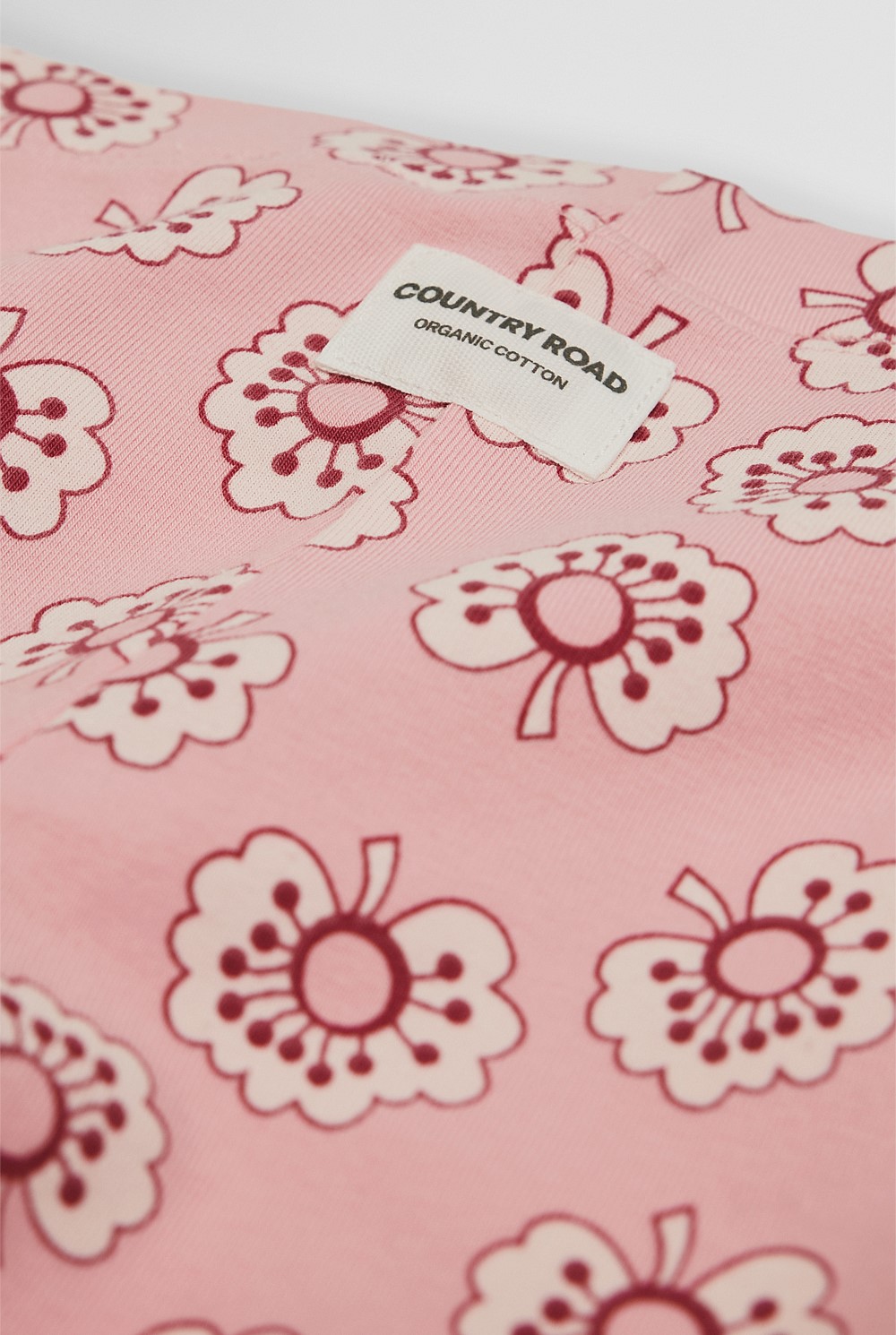Organically Grown Cotton Blend Printed Legging