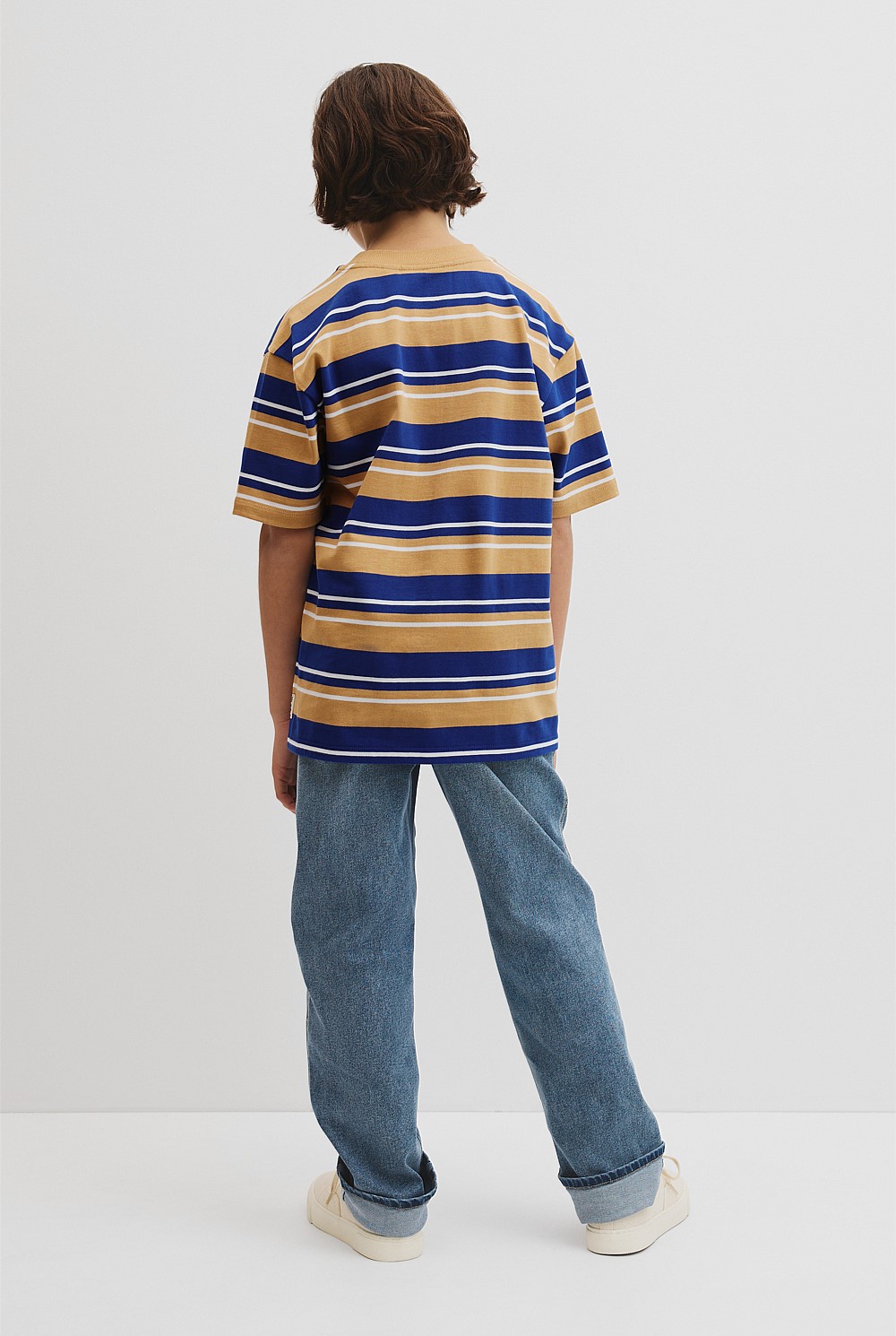 Relaxed Stripe Short Sleeve T-Shirt
